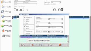 Smart POS Cash Count Listing Tutorial