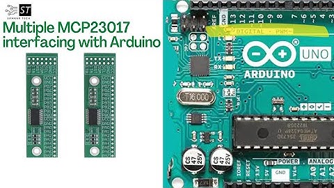Multiple mcp23017 interfacing with arduino