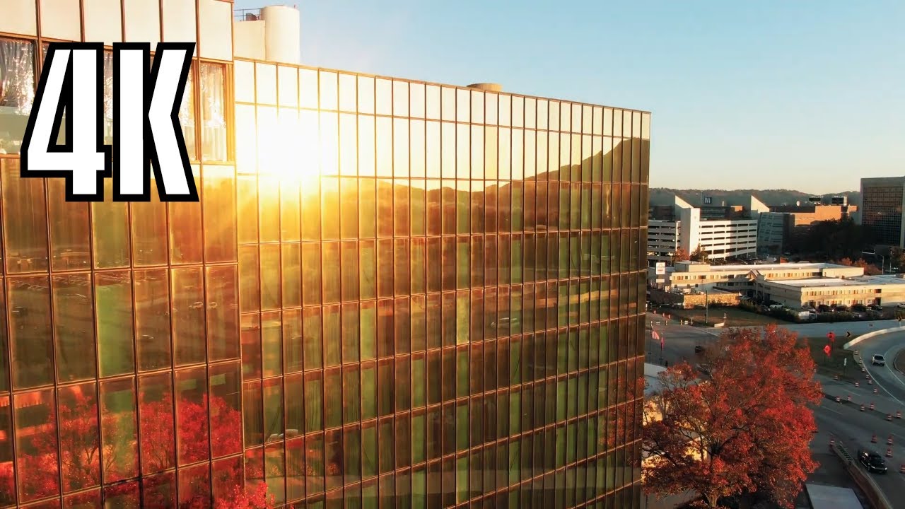 High-Rise Building With Glass Panels - FREE 4K - YouTube