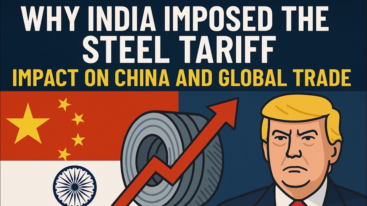 India Hits China with 12% Steel Tariff | Trump’s Trade War Strategy Returns?