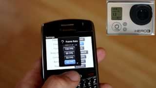 GoPro Hero 2/3/3+  Wifi Camera Remote Control App for Blackberry OS 5 and newer screenshot 2