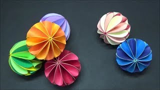 画用紙簡単で可愛いカラフルボールの作り方【DIY】(Drawing paper) Easy and cute! Colorful balls