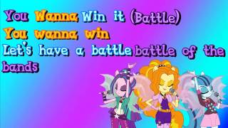 MLP: Equestria Girls - Battle Of The Band Lyrics