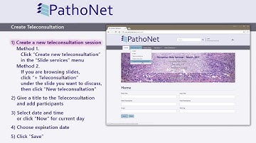 3DHISTECH - PathoNet Tutorial 06: How to Create Teleconsultation