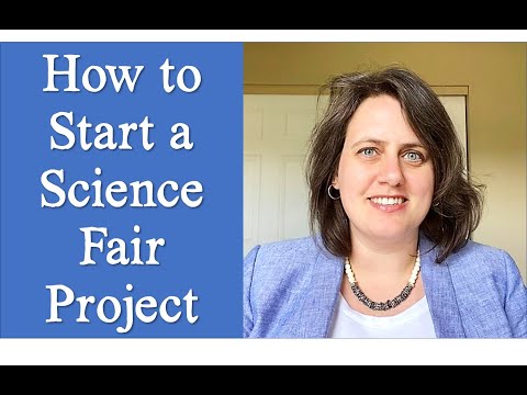 How do I start a Science Fair Project?  Start by making a plan! Science Fair Friday #1