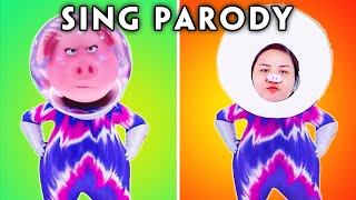 SING 2 WITH ZERO BUDGET! SING FUNNY ANIMATED PARODY | Hilarious Cartoon | Rainbow Parody