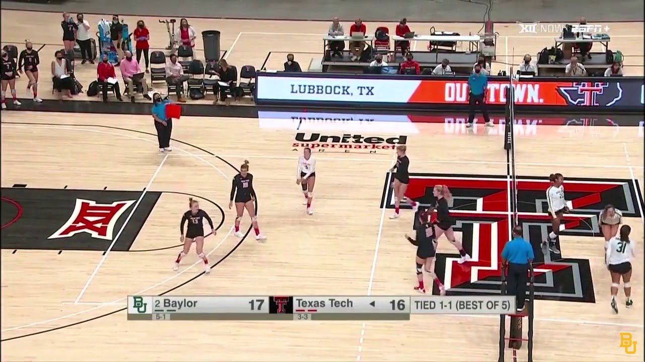 Baylor Volleyball Highlights vs. Texas Tech YouTube