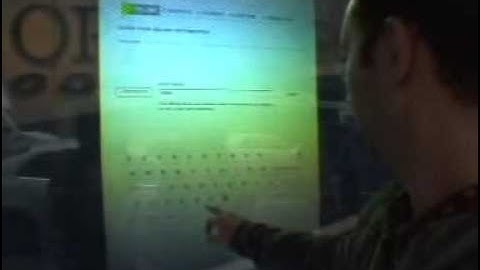 U-Touch Thru-Glass Technology