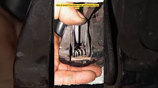 How to Install Front Brake Pads and Retainer Clips Fast #shorts #mechanic