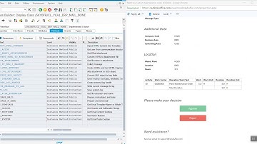 Maintenance Order Decision Emails via Skybuffer Simple Communication Add-On