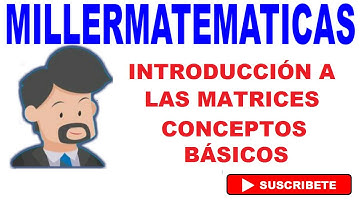 Matrices Introduccion conceptos básicos Millermatematicas