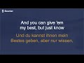 Easy On Me Lyrics Deutsch
