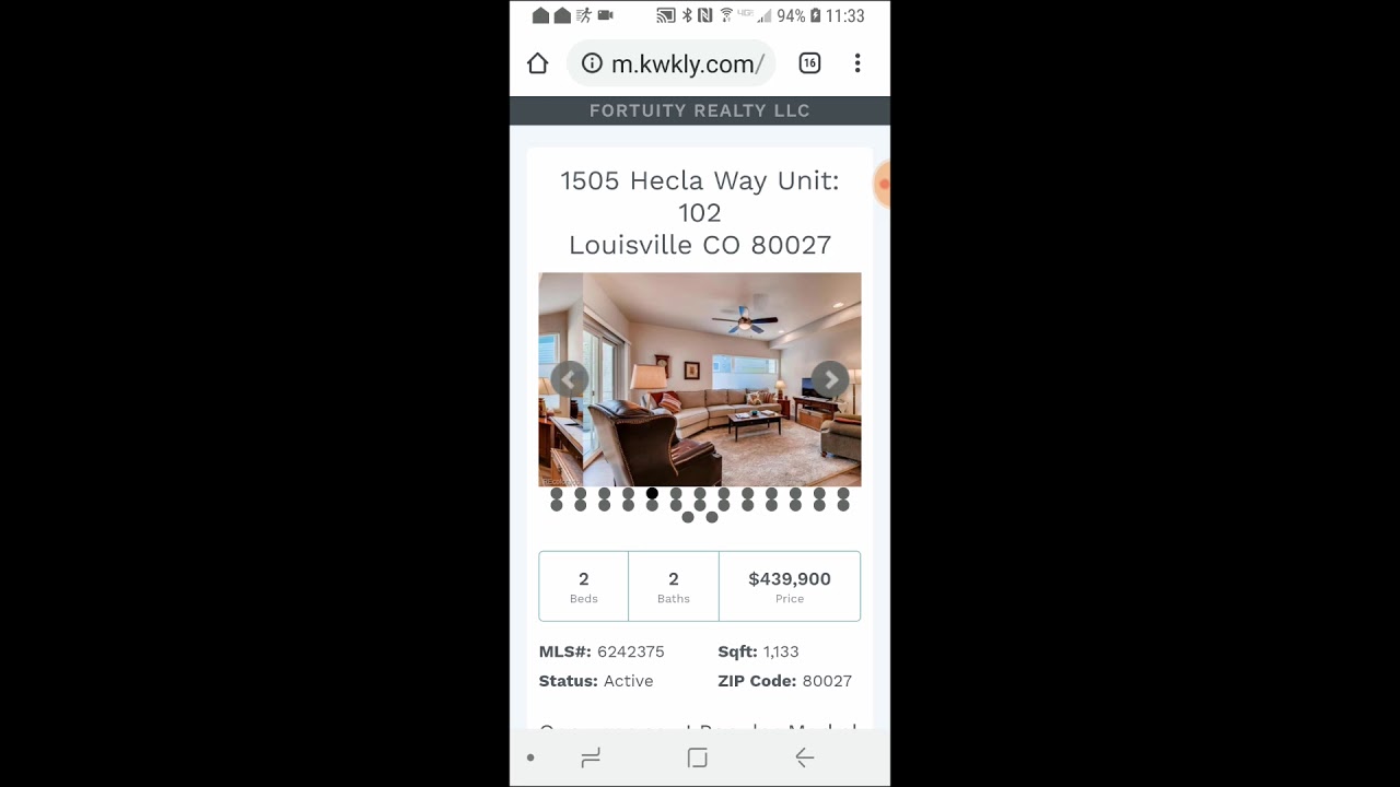 MLS Listings on Your Phone