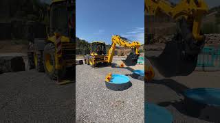 Hook a Duck with a Backhoe Loader! #backhoe #constructionequipment #diggerlife