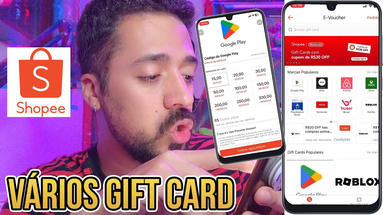 NOVIDADE: VOCÊ SABIA QUE TEM GIFT CARDS NA SHOPEE?