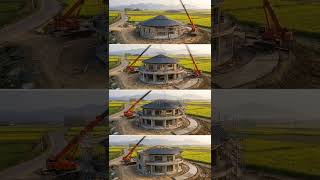 A BUILDING BUILD BY #timelapse #house #beforeandafter #homerenovation #youtubeshorts