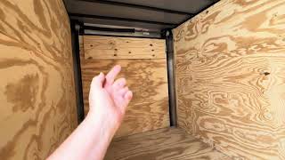 Xtreme Cargo white 6x12 Single Axle Enclosed Trailer with 5 year warranty!!  