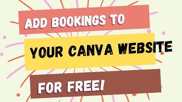 How to Add A Booking Calendar to Your Canva Website For FREE (NO TYPEFORM, NO PLUGINS, 5 MINUTES)