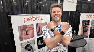 Pebble Core Devices Ceo Eric Migicovsky At Ces 2026 Pebble Round 2, Pebble Time 2, Pebble 2 Duo