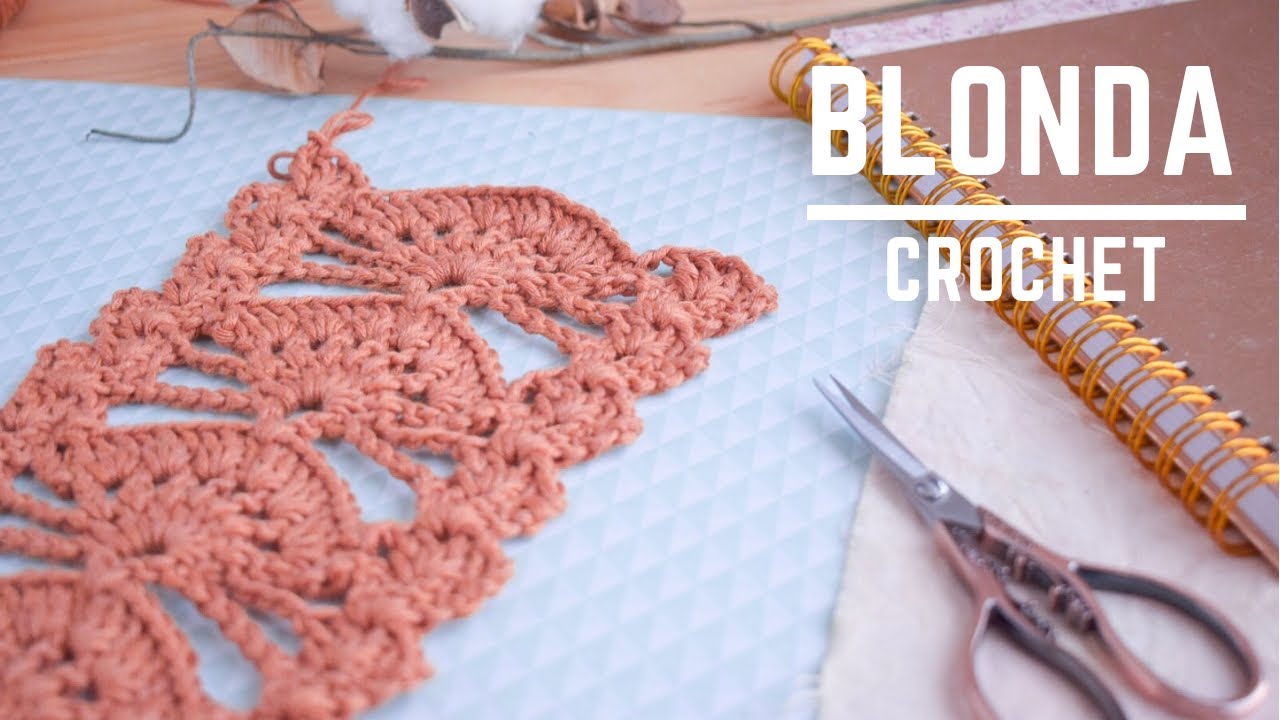 Blonda o Adorno en crochet