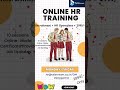 Online HR Training Offer