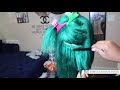 WIG TRANSFORMATION: TURNING 613 BODY WAVE WIG INTO SHORT BOB BLUNT GREEN BOB - GALLERIA-LD14