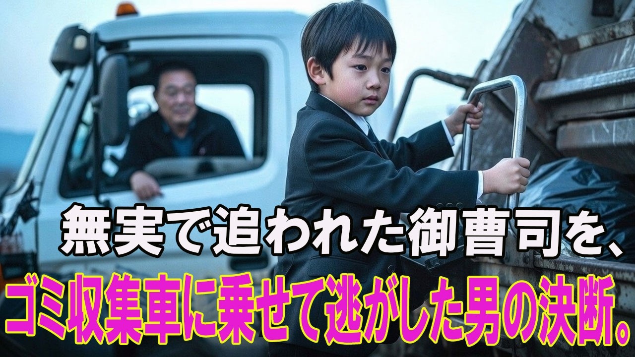【感動する話】捕まれば終わり！財閥会長家の御曹司をゴミ収集車に乗せて逃がした専属運転手。｜人生の物語｜老後の物語｜ストーリーラジオ｜オーディオブック