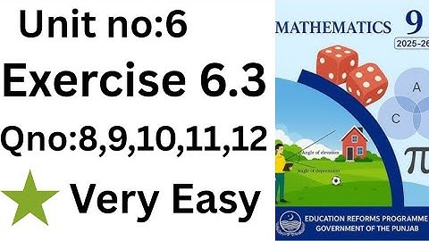 Class 9 maths chapter 6 ex 6.3 | Class 9 maths chapter 6.3 English medium| exercise 6.3