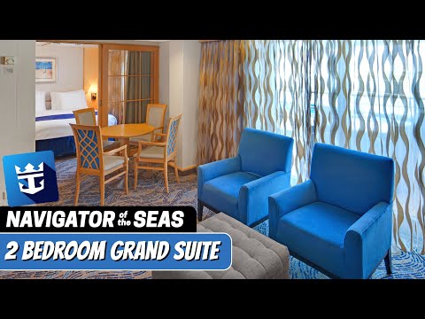 Navigator of the Seas Grand Suite, 2 Bedrooms walkthrough tour