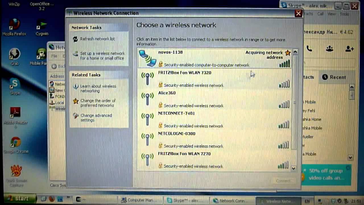 windows 7 wireless setup utility