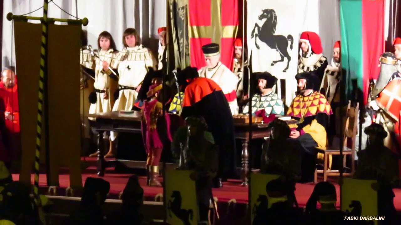 Giostra del Saracino 2018 di Arezzo - Estrazione delle carriere