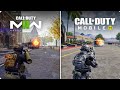 Call Of Duty MW2 VS Call Of Duty Mobile - TPP Comparison