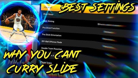 *NEW* HOW TO FIX CURRY SLIDE NOT WORKING... BEST DRIBBLING SETTINGS REVEALED!