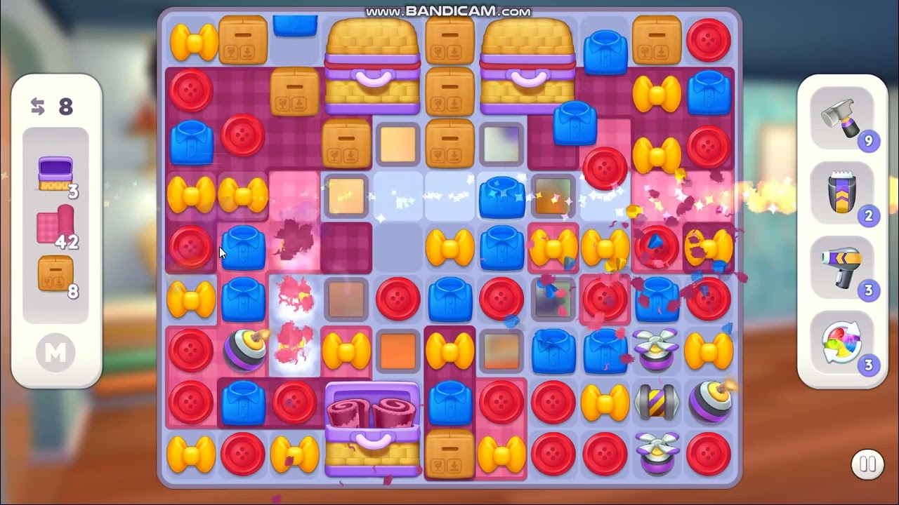 Makeover Match - Swap & Style level 387 no power-ups