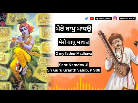Mero Baap Madho Tu Dhan Keso | ਮੇਰੋ ਬਾਪੁ ਮਾਧਉ ਤੂ ਧਨੁ ਕੇਸੌ | Naamdev Ji | Puneet Sahani