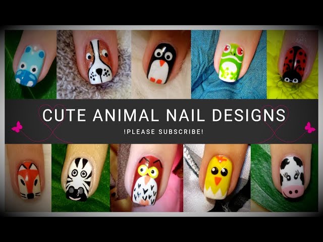 Animal nail art =^.^= We could make the panda red lol | Animal nail art, Animal  nails, Beauty nails