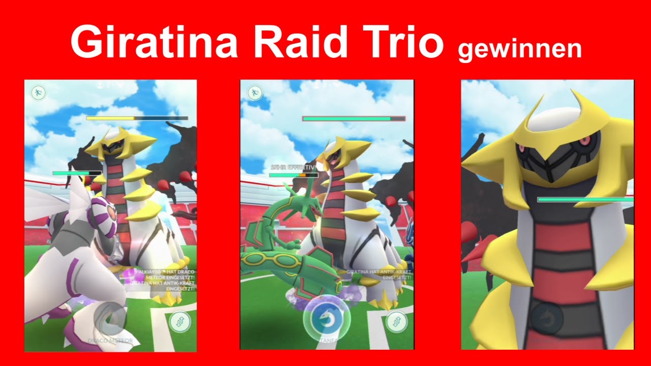 Giratina Raid Trio gewinnen. Wie man Giratina zu dritt im Raid besiegt -  Pokemon GO Deutsch 062