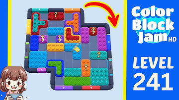 Color Block Jam Level 241 Solution Walkthrough