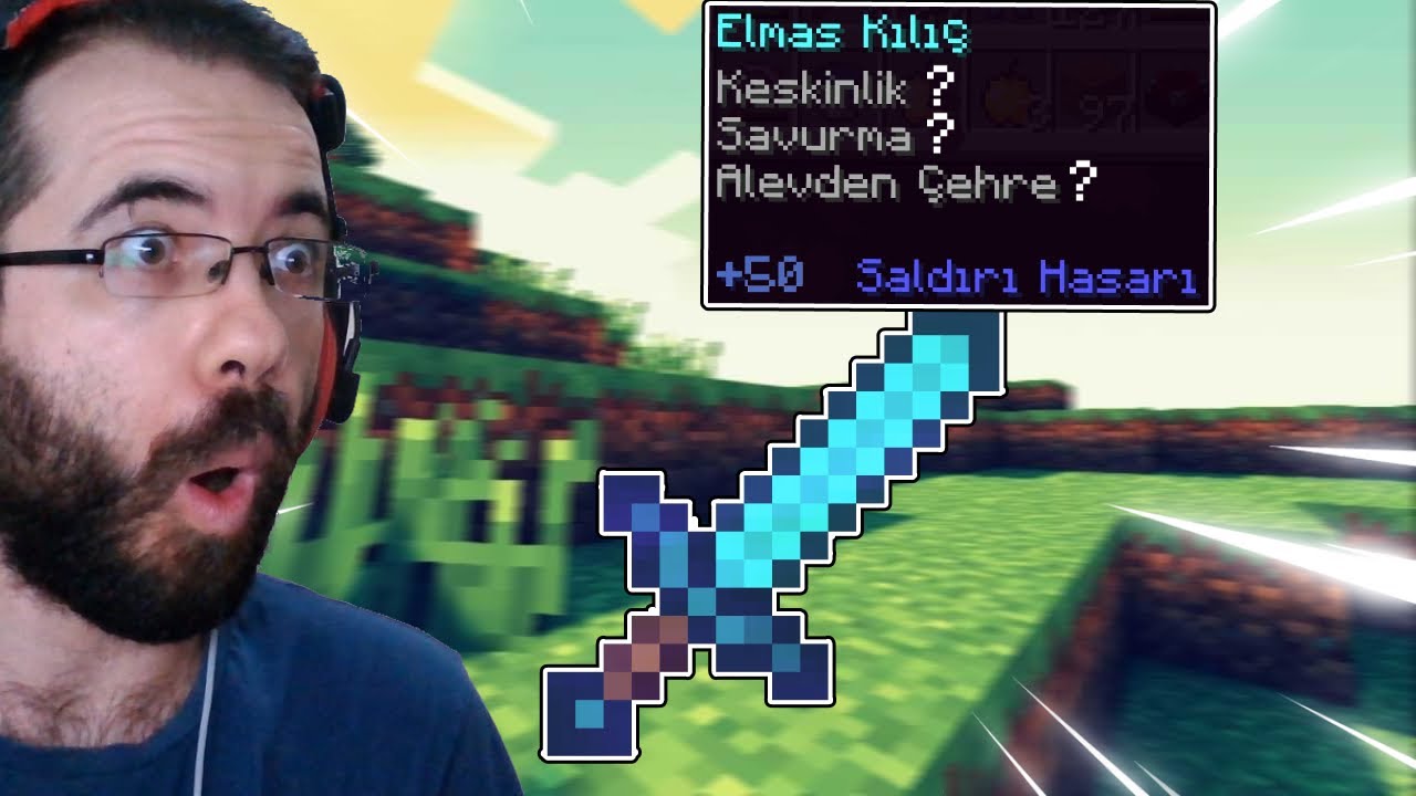 böyle birşey yok! Minecraft UHC'de 50 SALDIRI HASARI OLAN KILIÇ YAPILABİLİR Mİ?