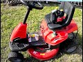 How to change the oil in the Craftsman R 110 Rinding lawnmower
