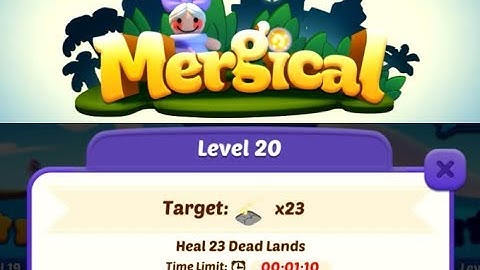 Mergical Level 20 Time Limit with Luxury Suit Case reward - Similar to Merge Dragons