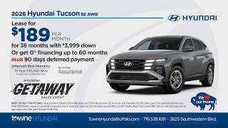 2026 Hyundai Tucson SE AWD | Lease for Just $189/Month at Towne Hyundai