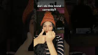 did i do this trend correctly?! Haha😂 #relatable #shorts #trending #viral