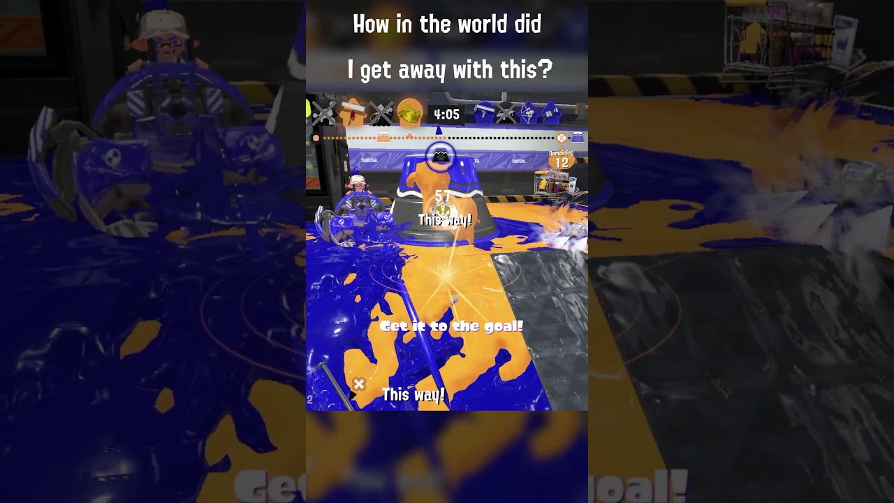 Splatoon 3 Rainmaker clutch