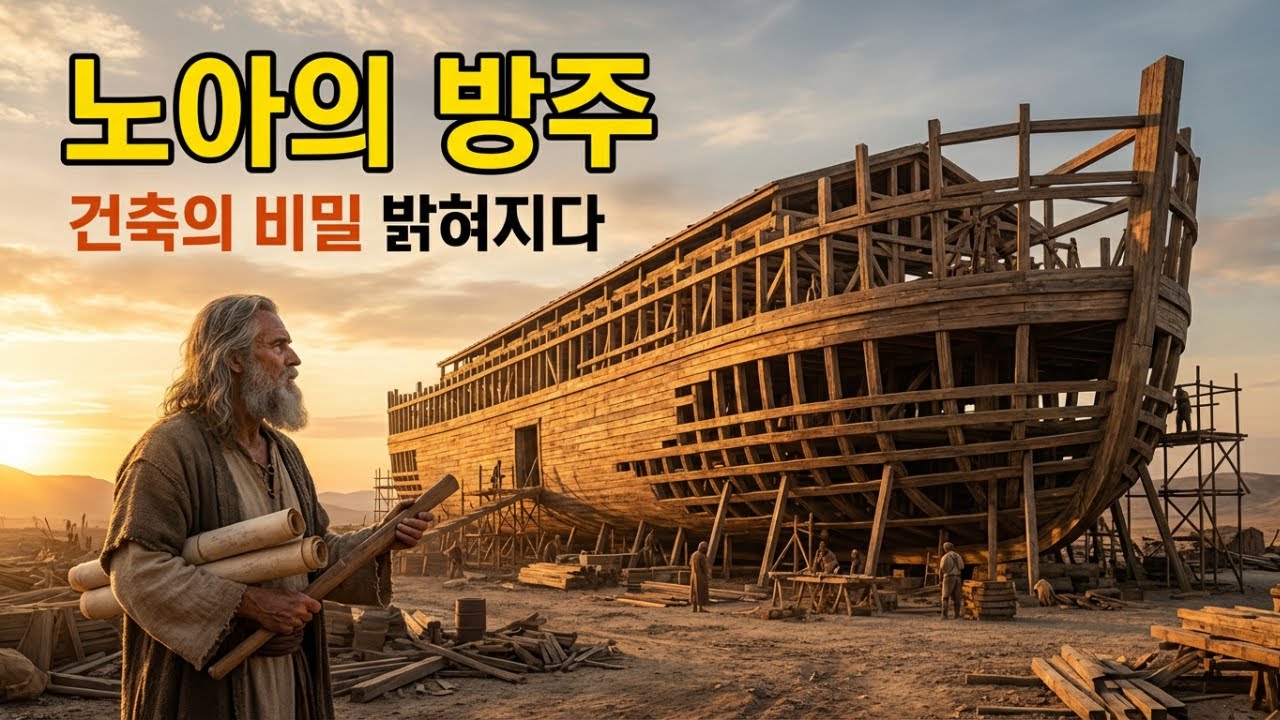 노아의 방주는 실제로 어떻게 지어졌는가? - 성경 속 디테일 완벽 분석 (기계 없는 시대의 불가사의)