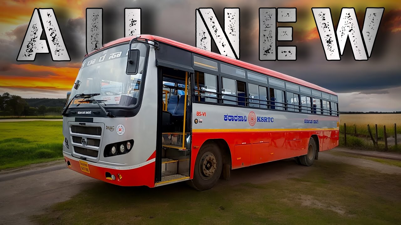 NEW TATA BS-6 KSRTC BUS BUILT BY IMac | ಟಾಟಾದಿಂದ ಹೊಸ BS-6 KSRTC ಬಸ್