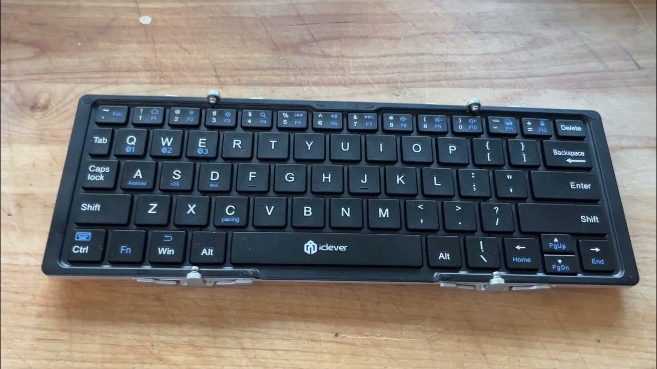 Wireless Keyboard iClever BK05 Bluetooth Amazon folding usb keyboard
