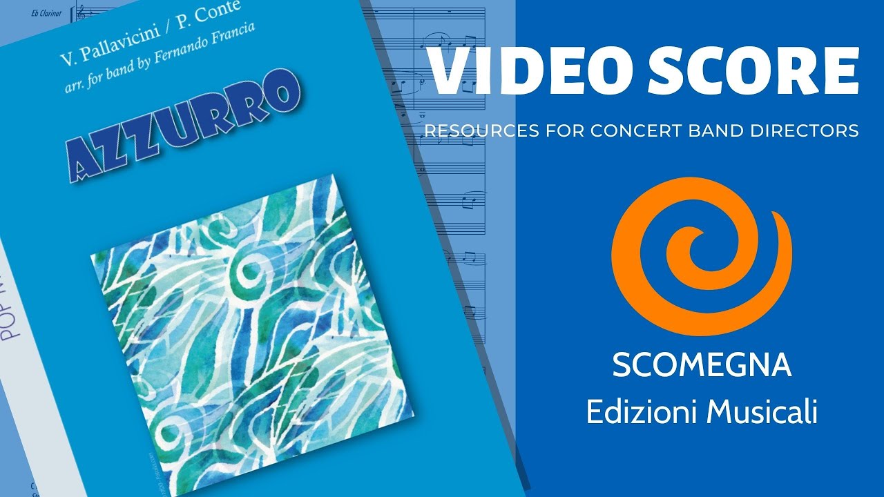 AZZURRO - Vito Pallavicini & Paolo Conte, arr. Fernando Francia