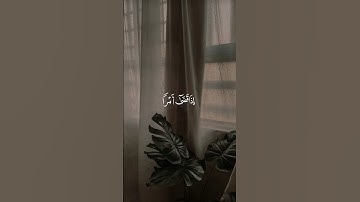 سبحانه اذا قضى امراً فإنما يقول له كن فيكون (سورة مريم). القارى محمد هشام  #قران_كريم #راحه_نفسيه