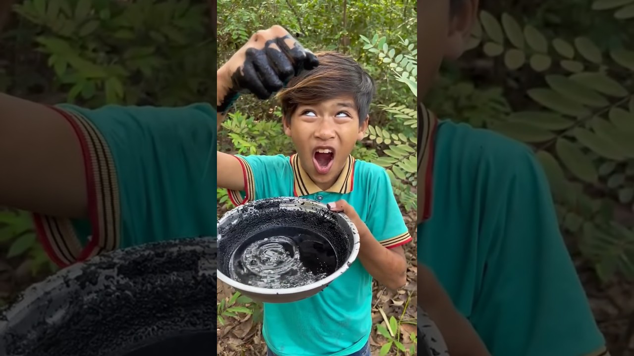 Survival Skills: Simple but Useful in jungle#bushcraft #camping #outdoors #useful#shorts 🤣😱#survival